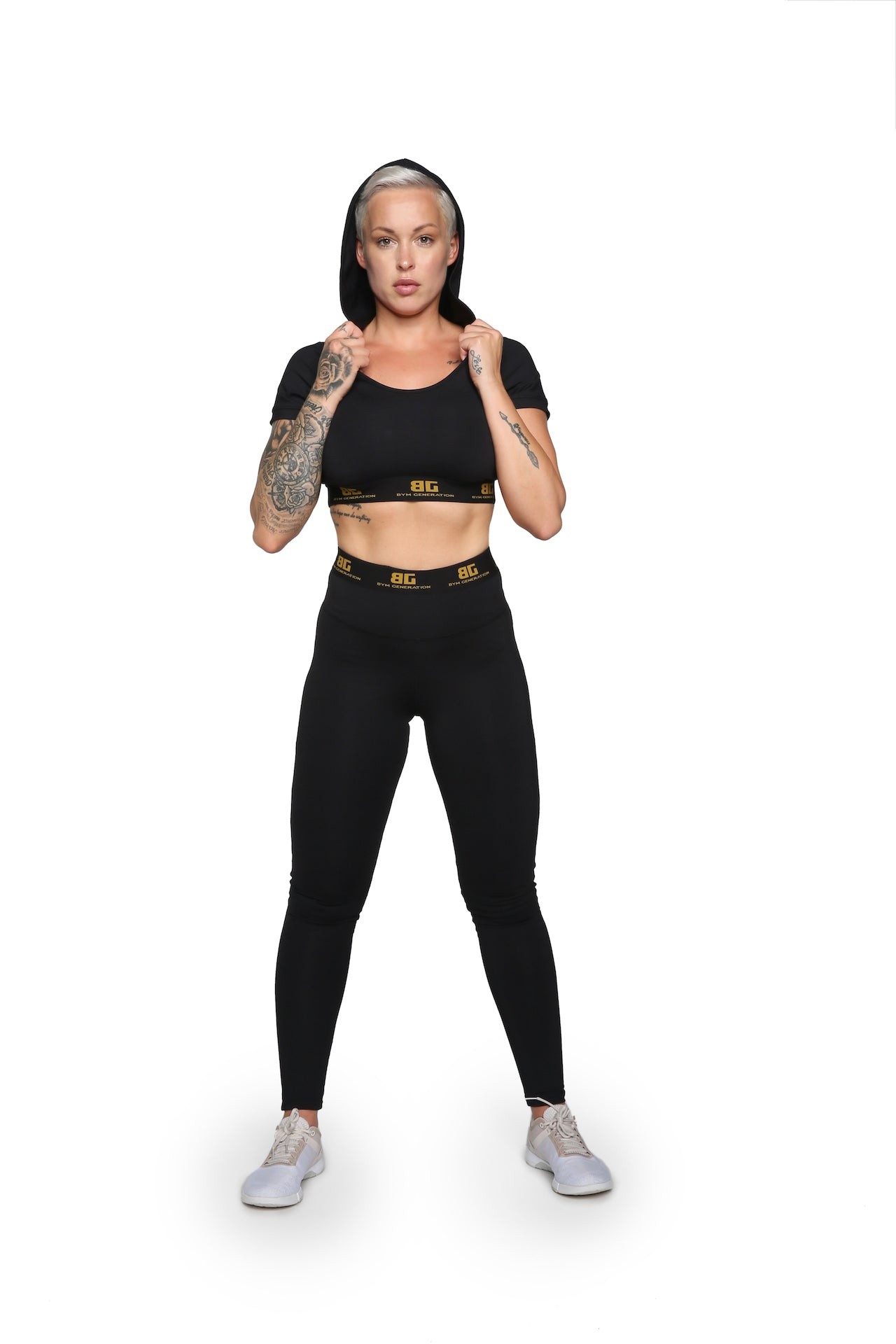 KÁ-MÓN Black-Power Sport Leggings